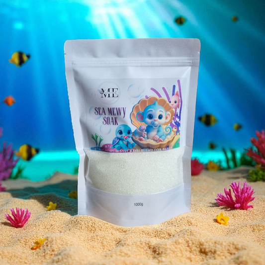 Sea Mewy Soak: Gentle Magnesium Bath Blend for Babies
