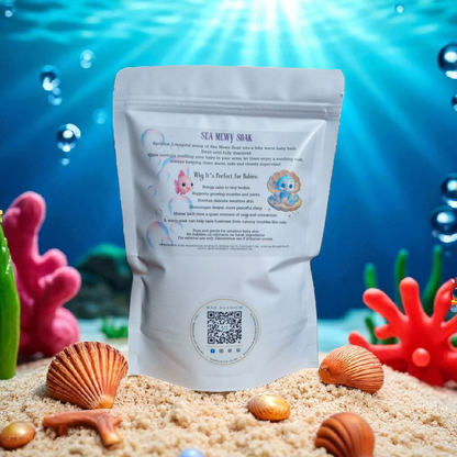 Sea Mewy Soak: Gentle Magnesium Bath Blend for Babies