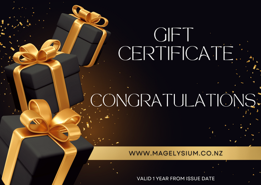 Congratulations Gift Certificate, Front View
