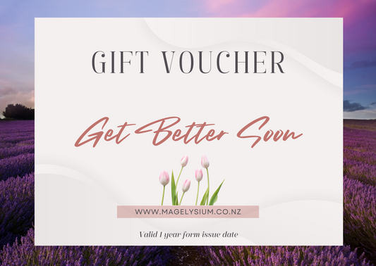 Gift Voucher Get Well Soon, Front View