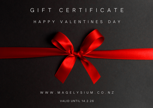 Gift Certificate Happy Valentine's Day, Front View