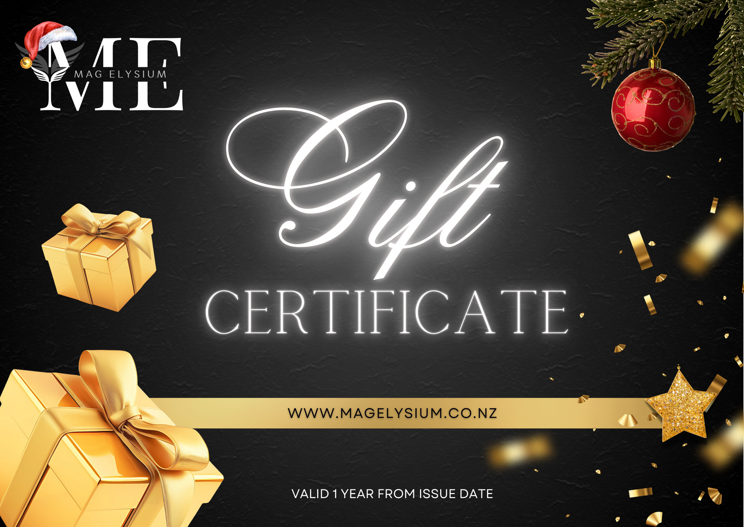 Gift Certificate - Merry Christmas