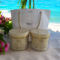 Deluxe Combo Illumi Glow Mineral Body Polish & Illumi Luxe Rejuvenating Mineral Mud Mask & Gift Bag, Front View