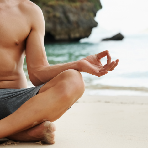 Man Meditating