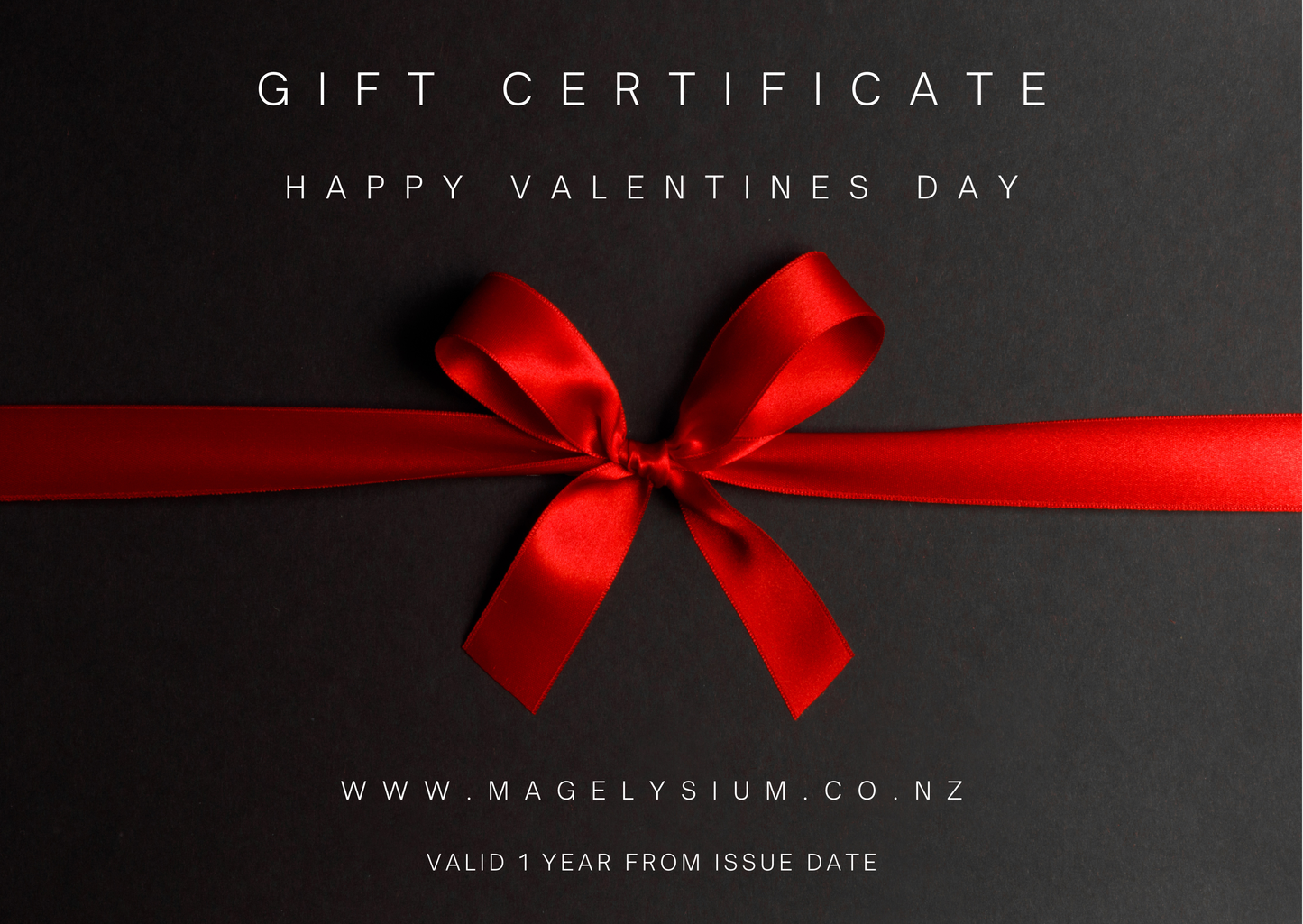 Gift Certificate - Happy Valentine's Day